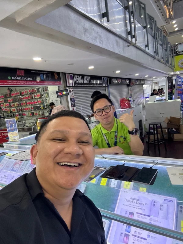 Smart buyer enjoying value phone